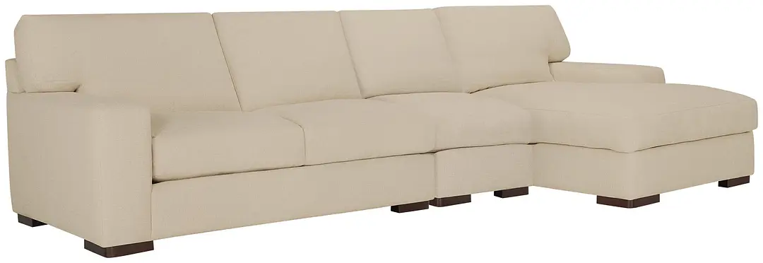 Veronica Khaki Down Small Right Chaise Sectional Veronica Khaki Down Small Right Chaise Sectional