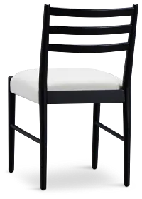 Stockton Black Upholstered Side Chair