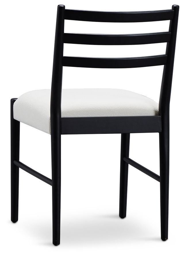 Stockton Black Upholstered Side Chair