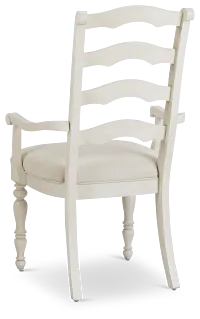 Savannah Ivory Upholstered Arm Chair