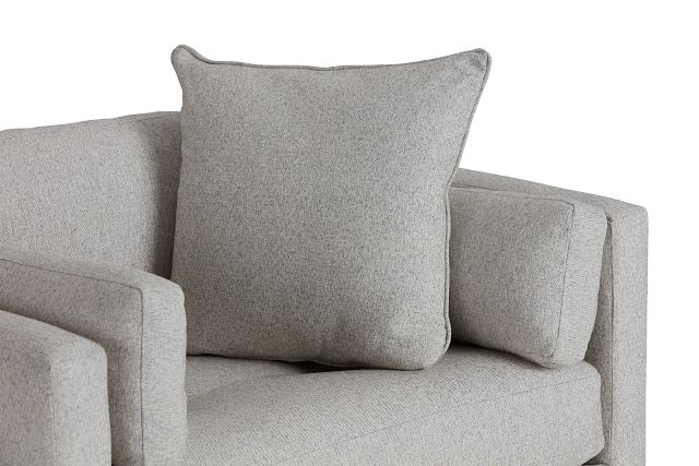 Casen Light Gray Fabric Chair