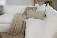 Sutt Taupe Lumbar Accent Pillow