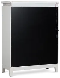 Alessandria White Lighted Drawer Chest