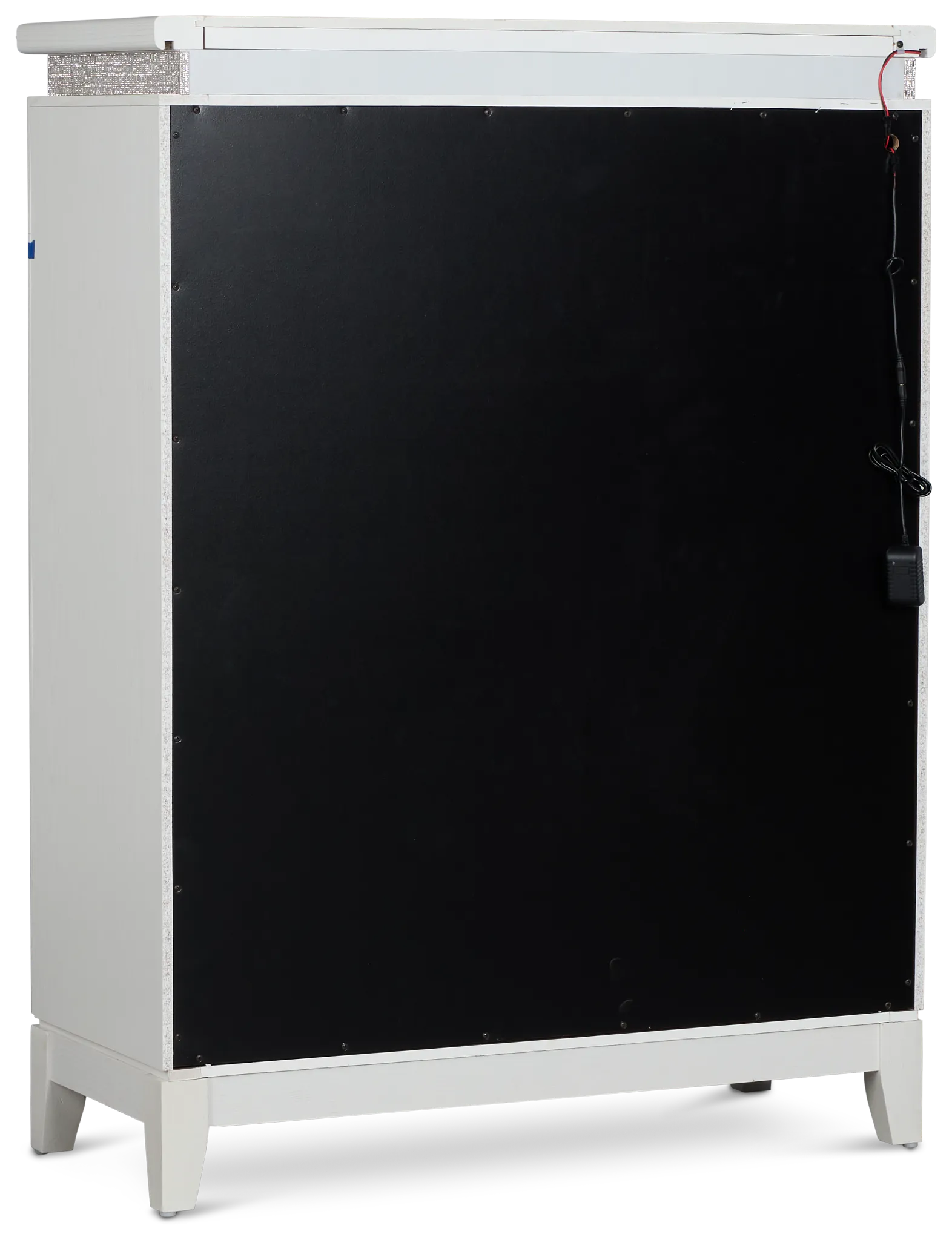 Alessandria White Lighted Drawer Chest