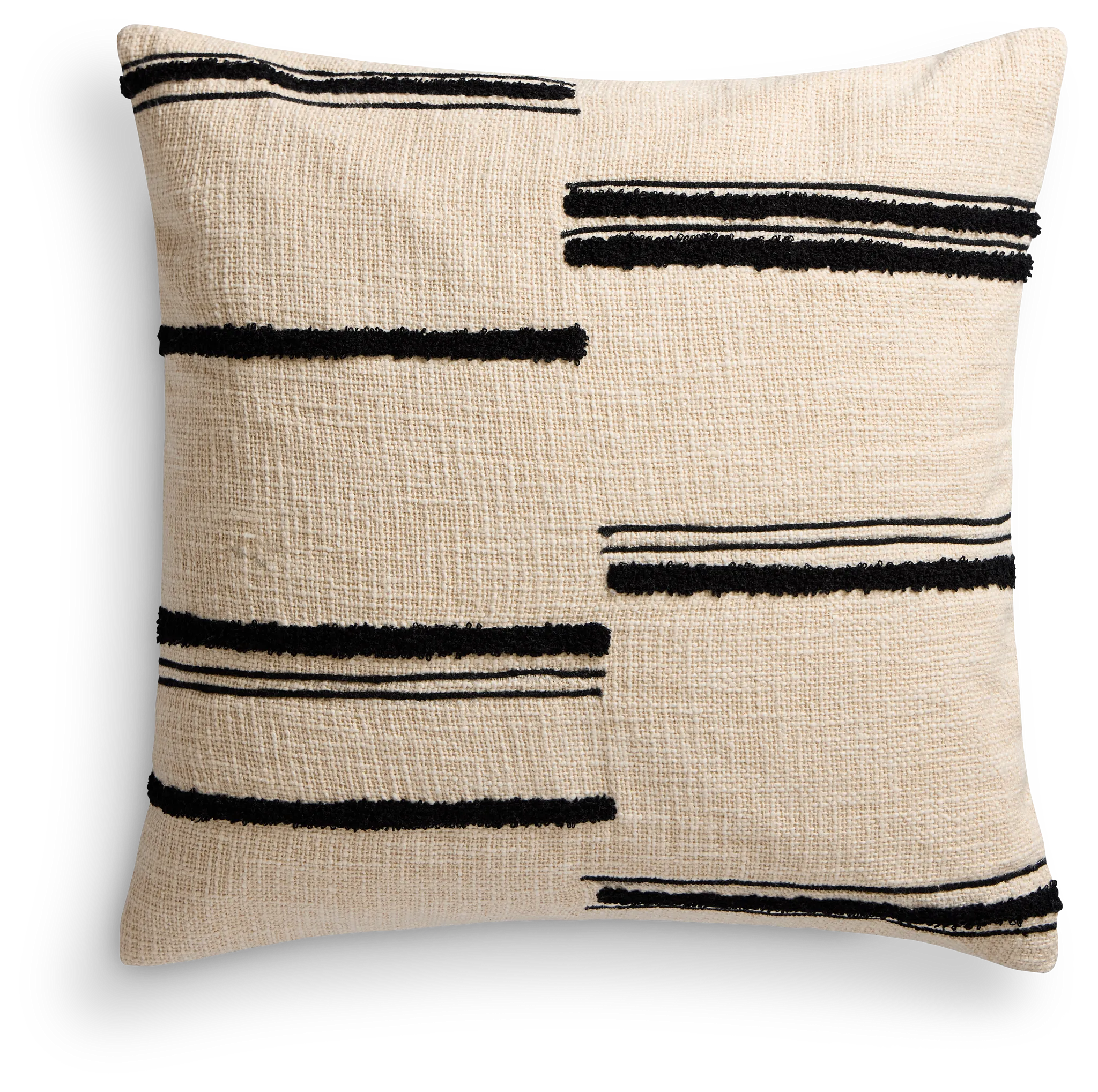 Maycie Ivory 22" Square Accent Pillow
