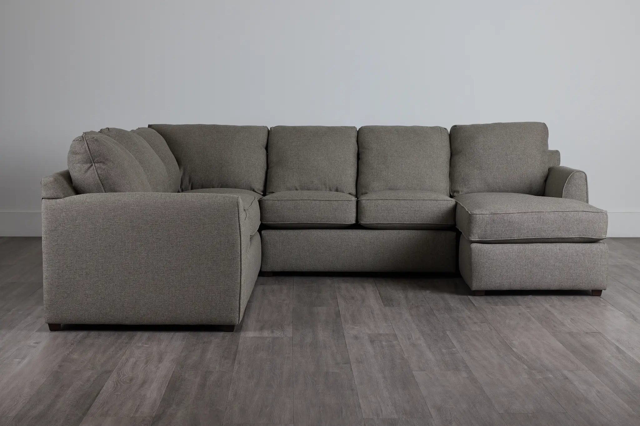 Asheville Brown Fabric Medium Right Chaise Sectional Asheville Brown Fabric Medium Right Chaise Sectional