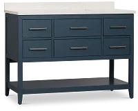 Alden Blue 48" Single Bathroom Vanity