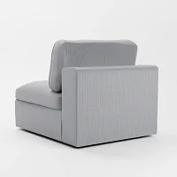 Destin Lucy Gray Fabric Swivel Chair