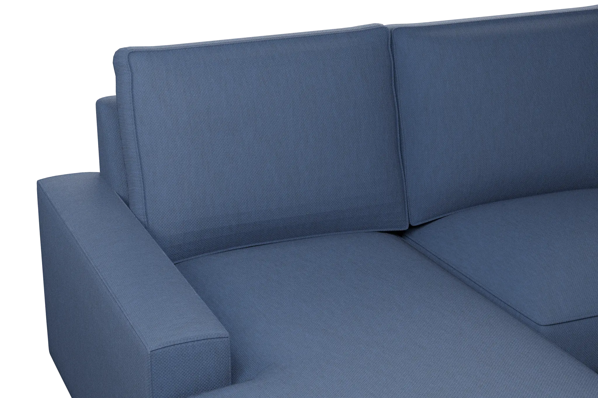 Edgewater Revenue Dark Blue Large Left Chaise Sectional Edgewater Revenue Dark Blue Large Left Chaise Sectional