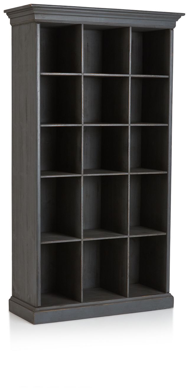 Capote Gray Wood Bookcase