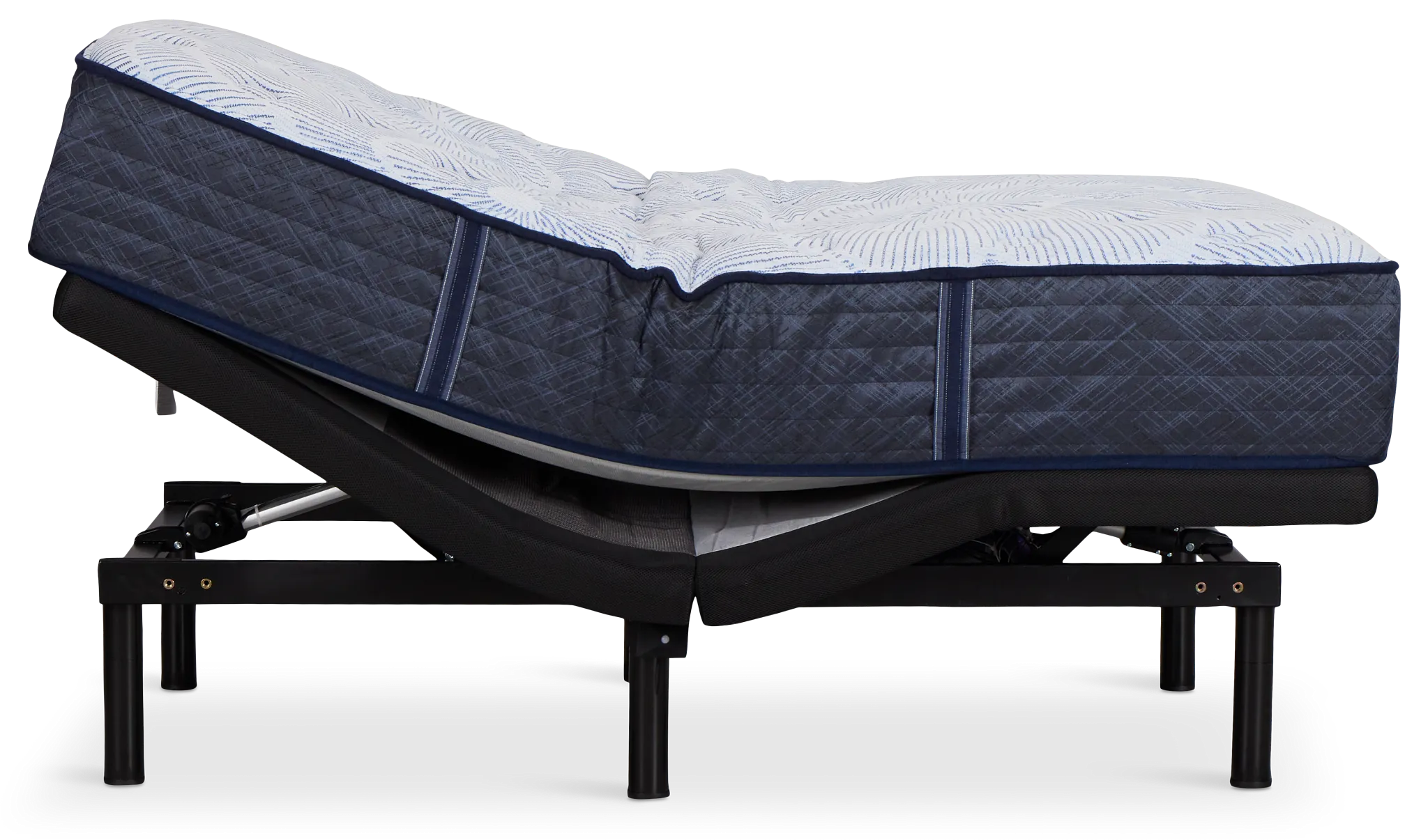 Serta Perfect Sleeper Blue Lagoon Nights Plush Elite Adjustable Mattress Set