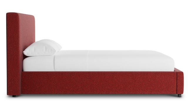 Grayton Elite Red 44" Upholstered Platform Bed