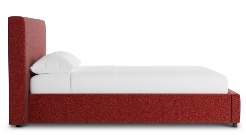 Grayton Elite Red 44" Upholstered Platform Bed