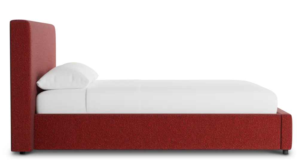 Grayton Elite Red 44" Upholstered Platform Bed Grayton Elite Red 44" Upholstered Platform Bed