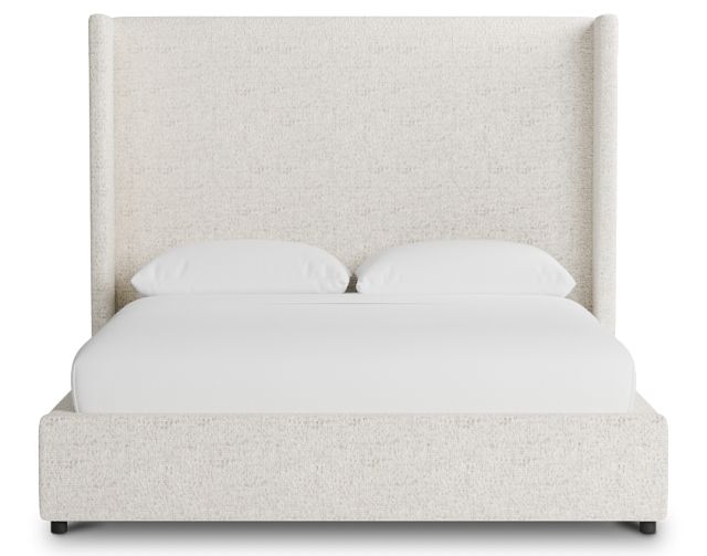 Captiva Natural Beauty Beige 60" Upholstered Shelter Bed