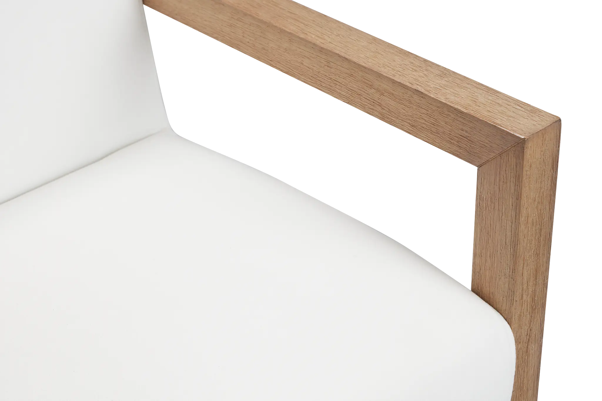 Haven White Upholstered Arm Chair Haven White Upholstered Arm Chair