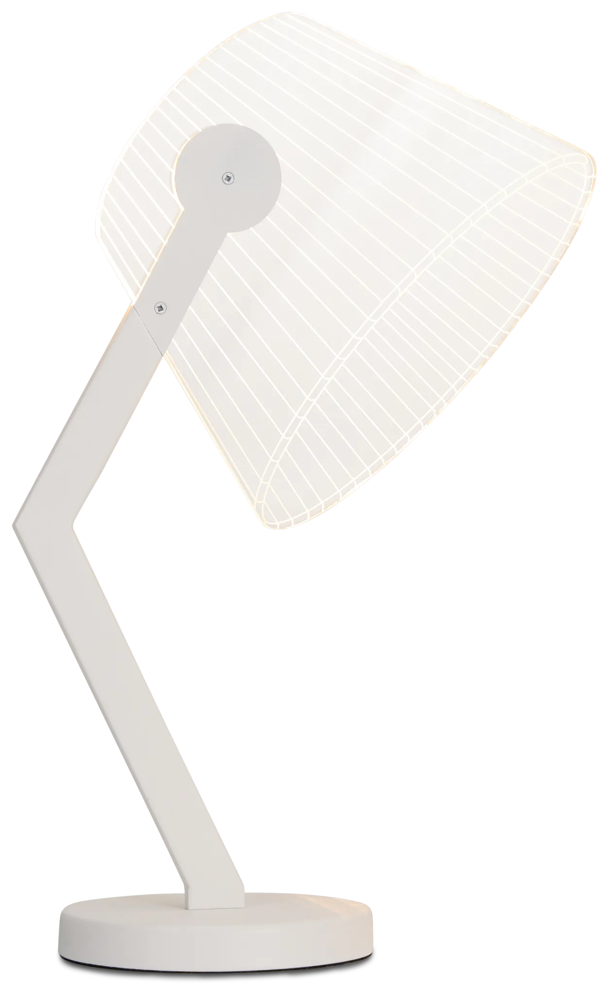 Carli White Table Lamp