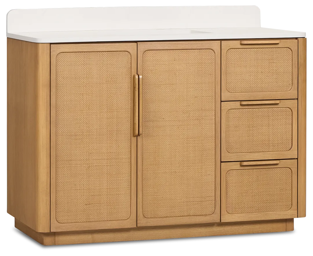 Pacific Light Tone 48" Single Bathroom Vanity