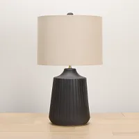 Oswin Black Ceramic Table Lamp