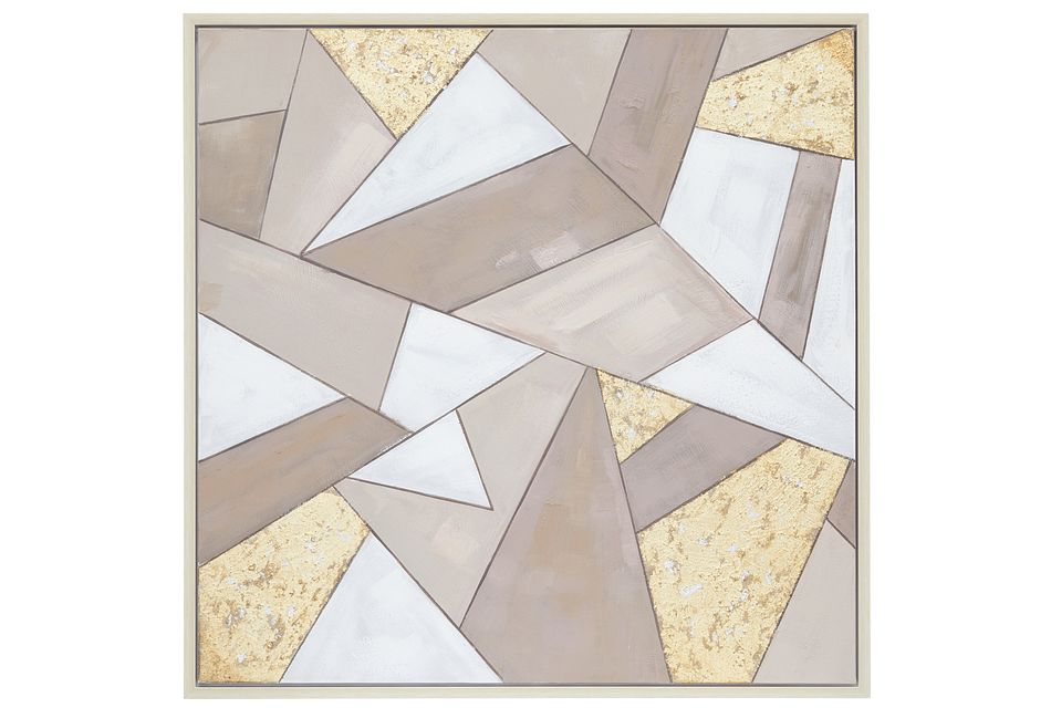 Leo Gold Framed Wall Art Home Accents Wall Decor City Furniture