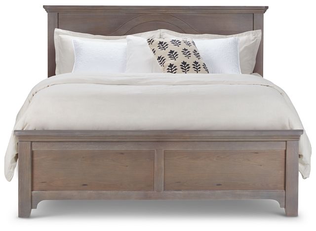 Bungalow Mid Tone Panel Bed (2)