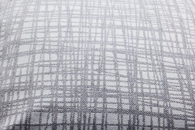 Hugo Gray Accent Pouf