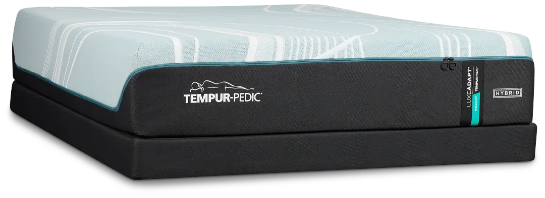 Tempur-pedic Tempur-luxeadapt Medium Hybrid Low-profile Mattress Set Tempur-pedic Tempur-luxeadapt Medium Hybrid Low-profile Mattress Set