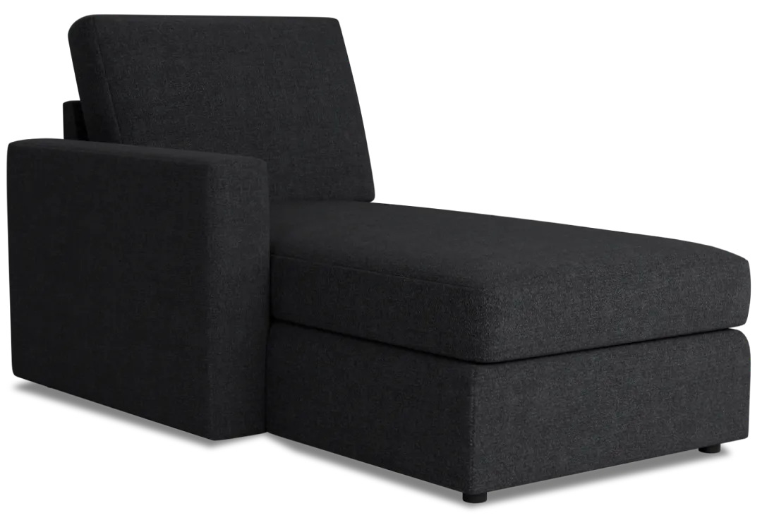 Citymod Dark Gray Fabric Left Chaise