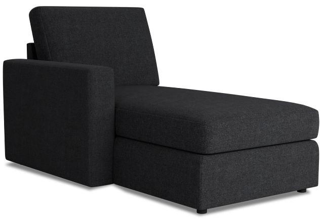 Citymod Dark Gray Fabric Left Chaise