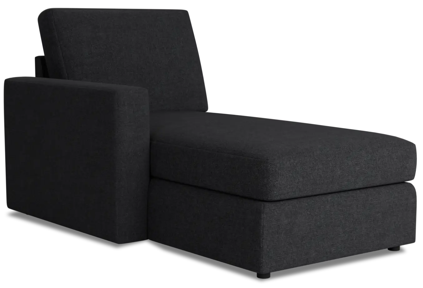 Citymod Dark Gray Fabric Left Chaise Citymod Dark Gray Fabric Left Chaise