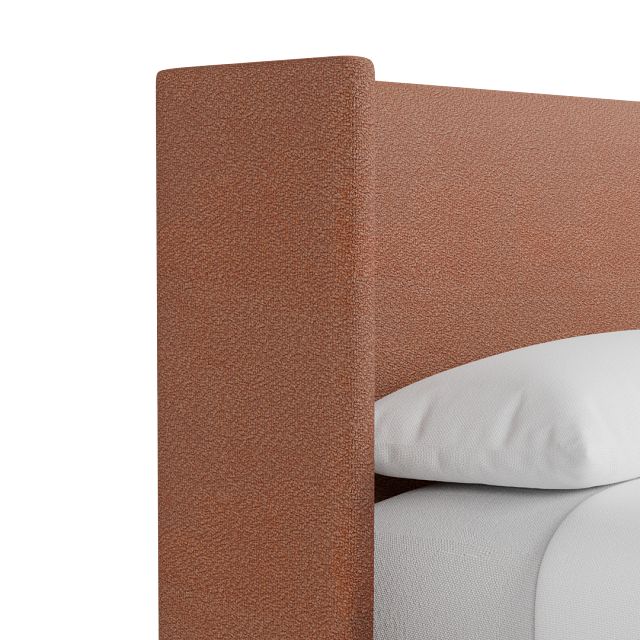 Captiva Sutton Orange 48" Upholstered Shelter Bed