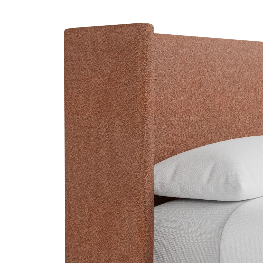 Captiva Sutton Orange 48" Upholstered Shelter Bed Captiva Sutton Orange 48" Upholstered Shelter Bed