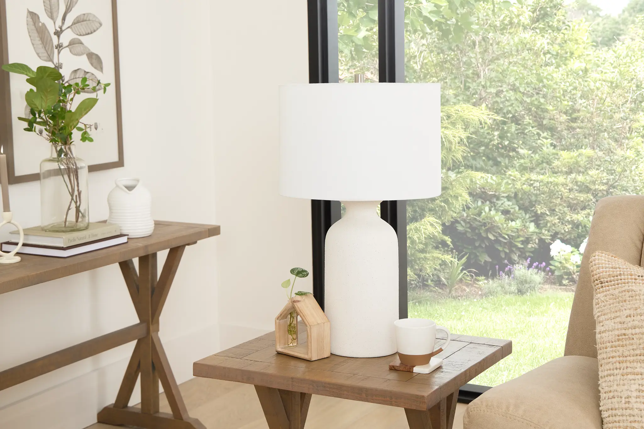 Taylen White Ceramic Table Lamp Taylen White Ceramic Table Lamp