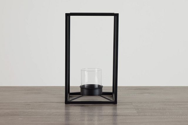 Conally Black Small Candle Holder (0)