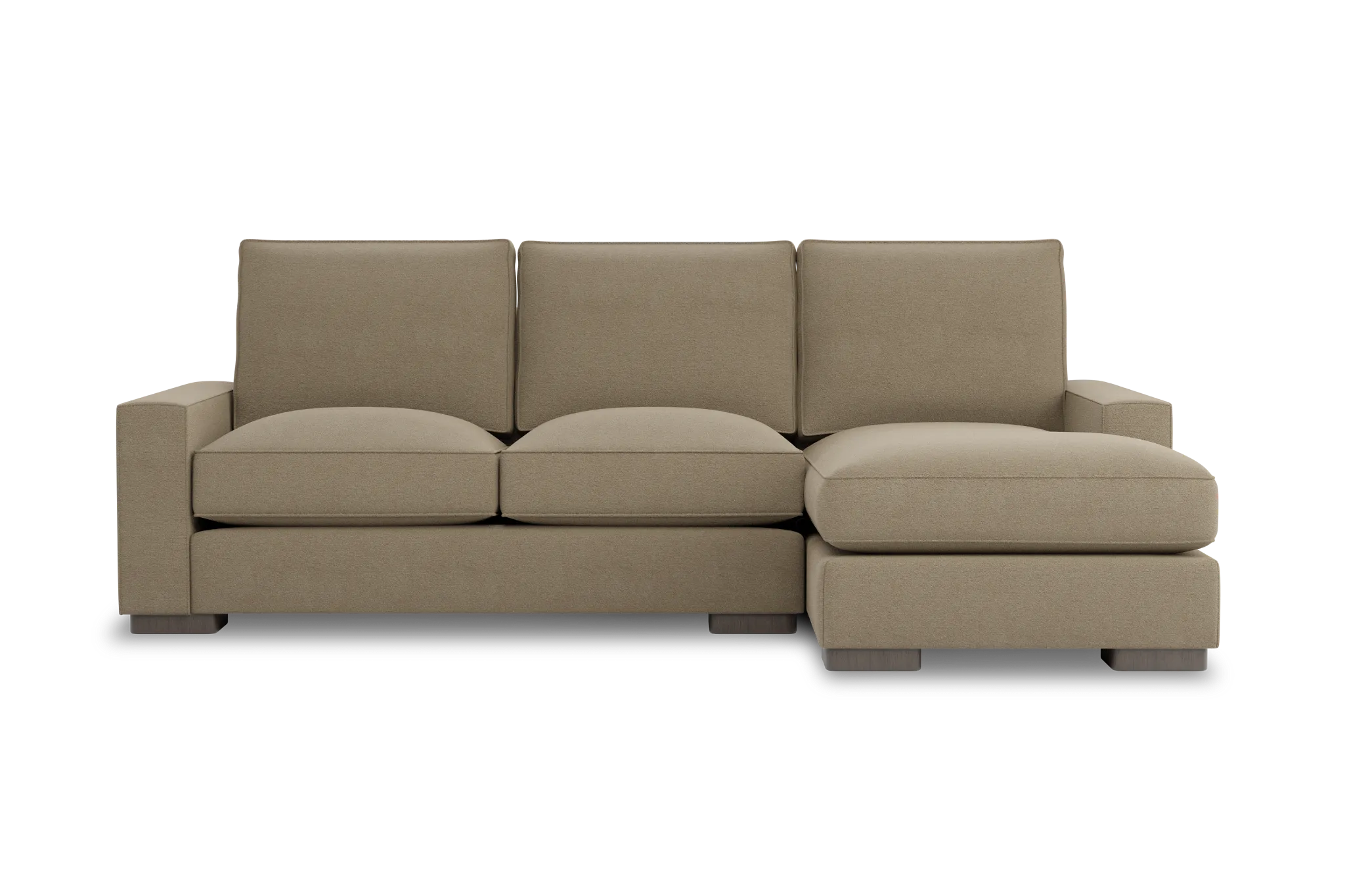 Edgewater Elite Taupe Right Chaise Sectional