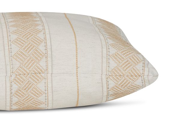 Hermione Gold 18" Accent Pillow