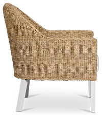Marley Light Tone Woven Accent Chair