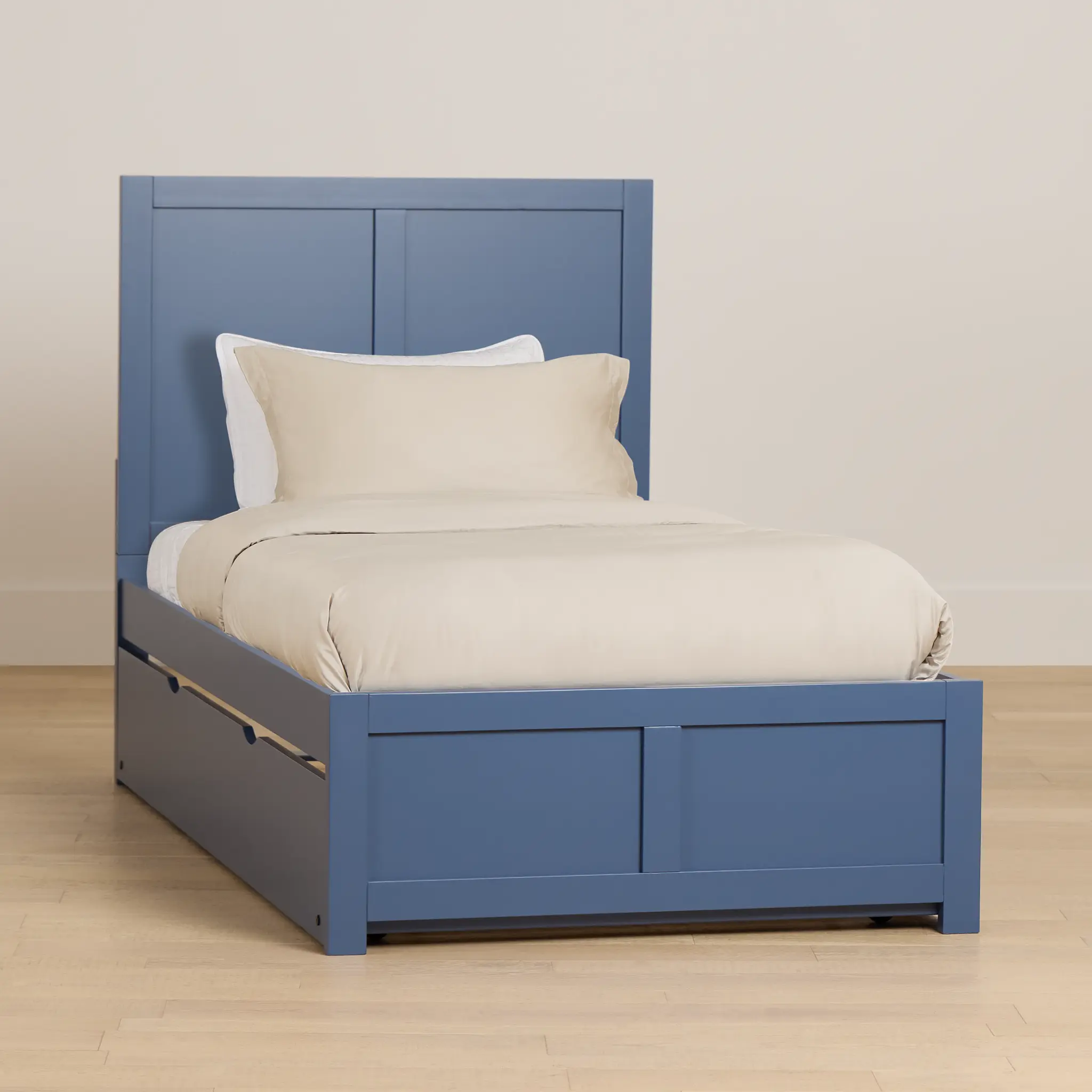Charleston Dark Blue Panel Trundle Bed Charleston Dark Blue Panel Trundle Bed