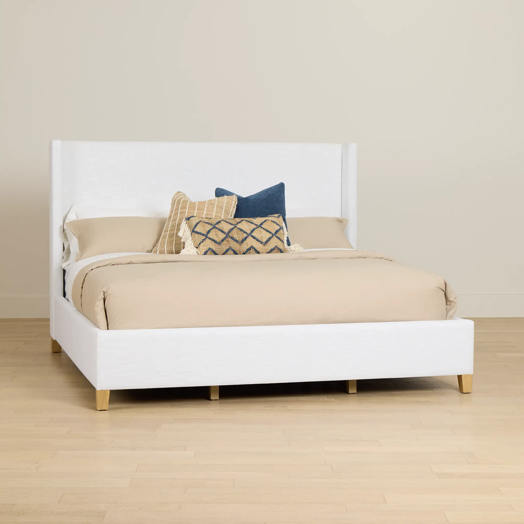 Nantucket White Uph Panel Bed Nantucket White Uph Panel Bed