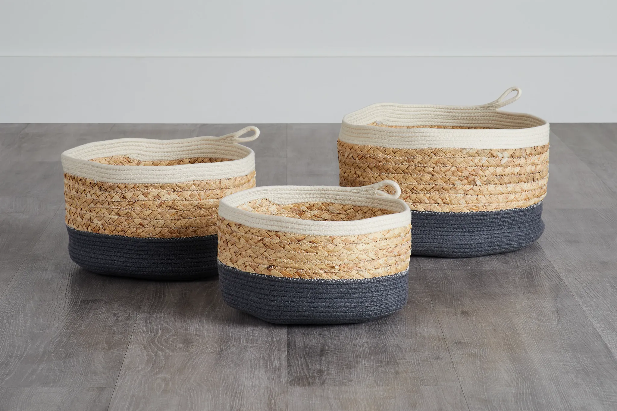 Ariel Multicolored Set Of 3 Basket