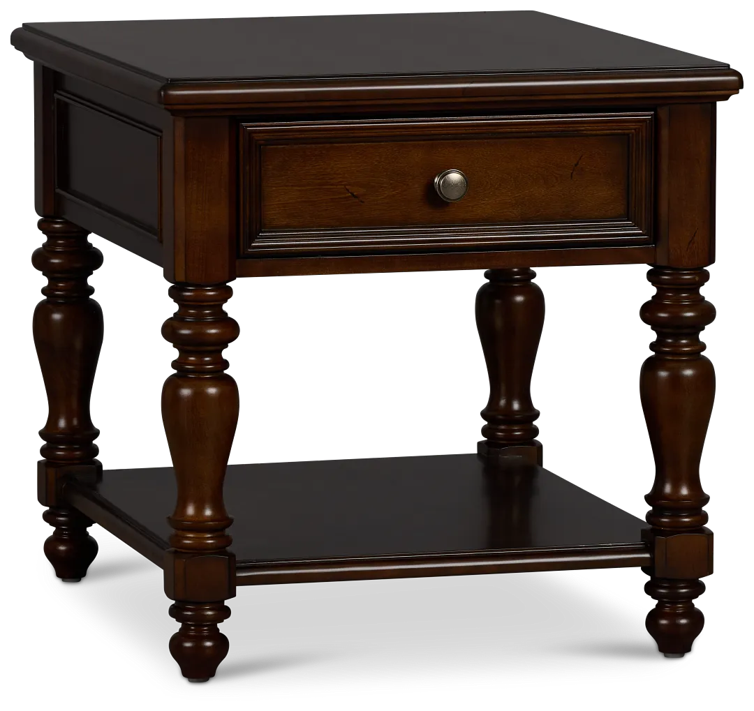 Savannah Dark Tone End Table