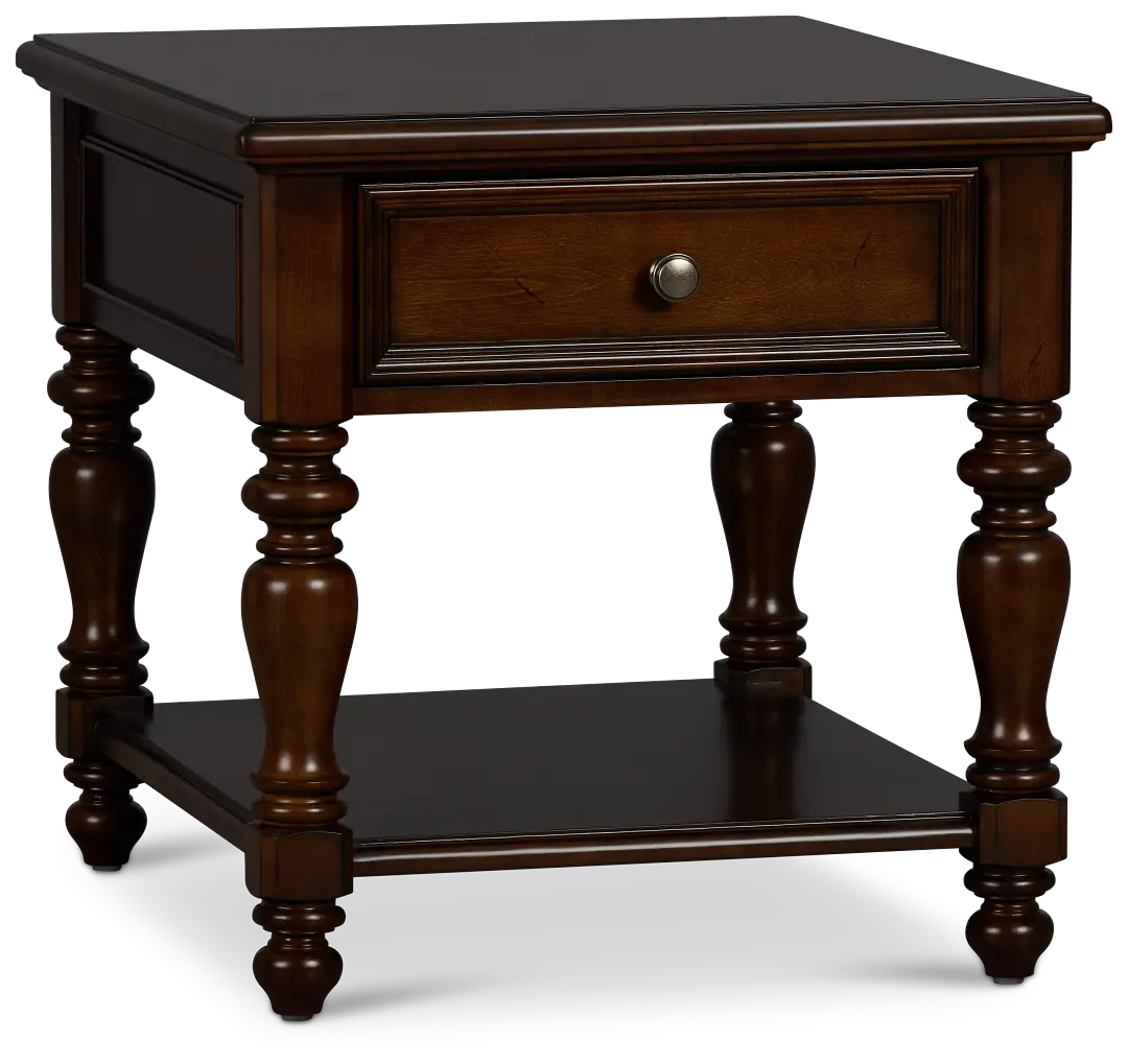 Savannah Dark Tone End Table Savannah Dark Tone End Table