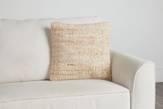 Zeru Light Brown 18" Accent Pillow