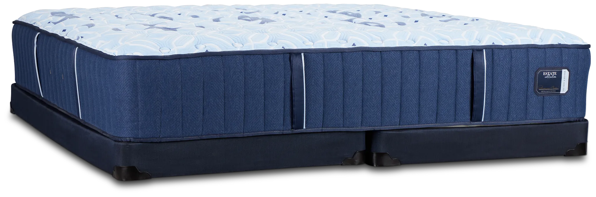 Stearns & Foster Estate Firm Low-profile Mattress Set