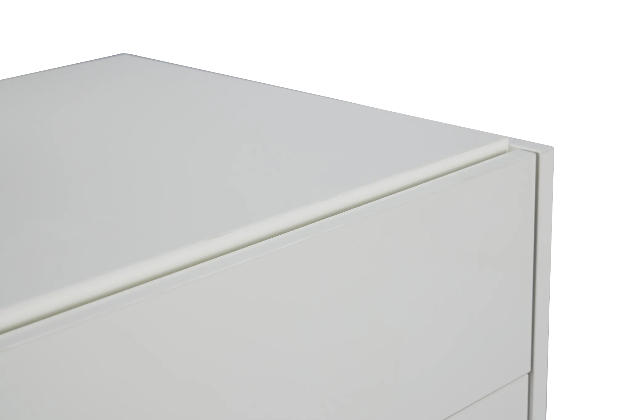 Oslo White Dresser & Mirror