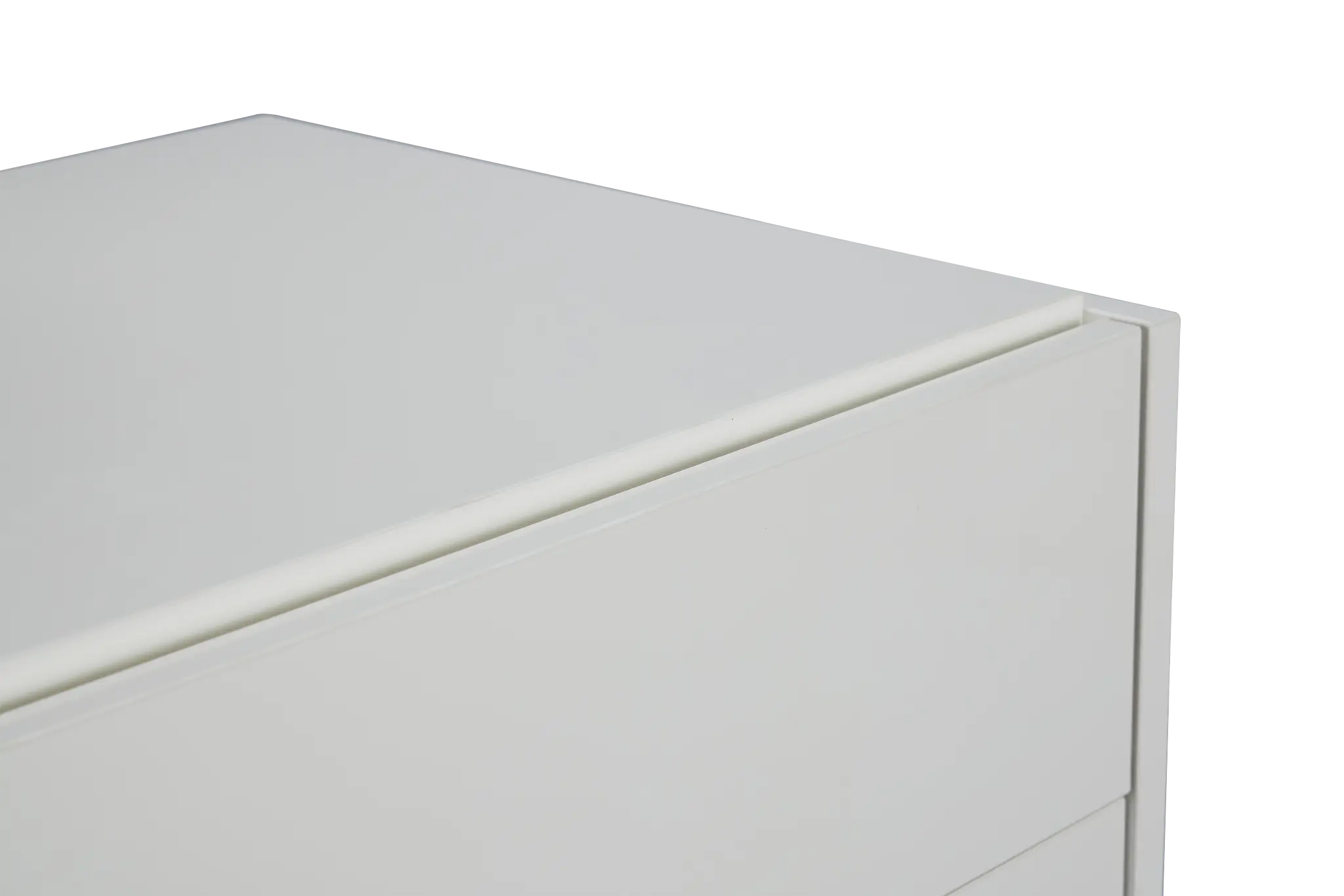 Oslo White Dresser & Mirror Oslo White Dresser & Mirror