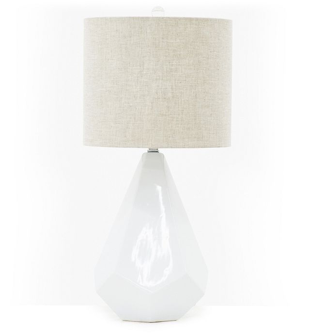 Delaney White Table Lamp