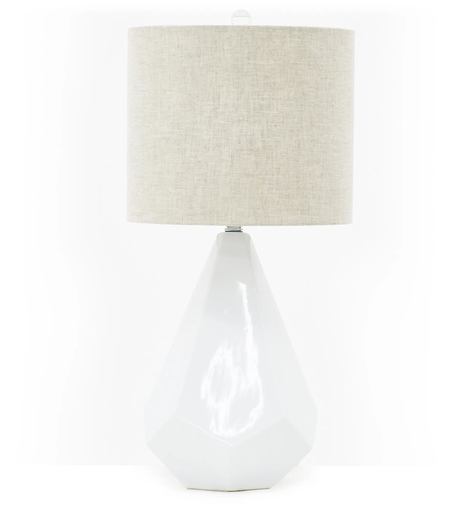 Delaney White Table Lamp