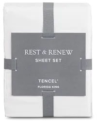 Rest & Renew Tencel White 300 Thread Sheet Set