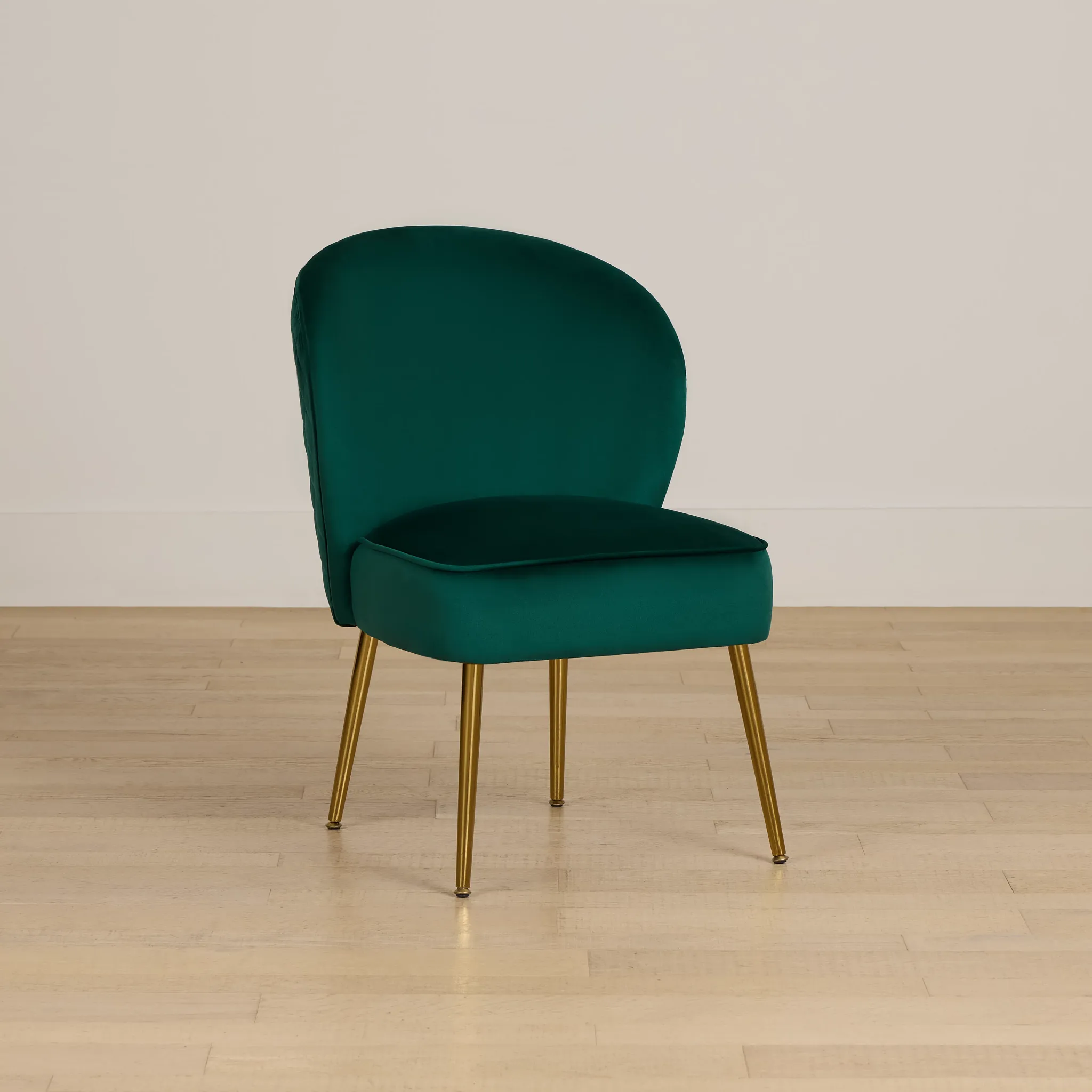 Tami Dark Green Velvet Accent Chair